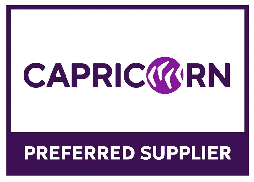 Capricorn logo with the text 'Preferred Supplier' in a rectangular format.